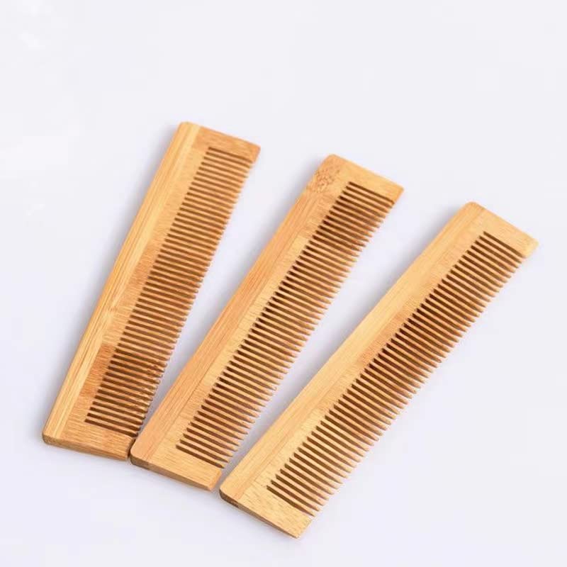 Wooden Comb, 3 Pcs Handmade Wide Tooth Hair Comb, Massage Comb, Bamboo Handmade Wood Hair Comb for Hair Care