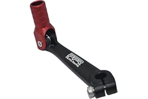 PPR PIT PRO RACING CNC Aluminum Folding Gear Shift Levers, Gear Shift Lever Fit for Kayo T2 T4 T4L ATV/Pedal Shift Lever for Pit Dirt Bikes(Black&Red)