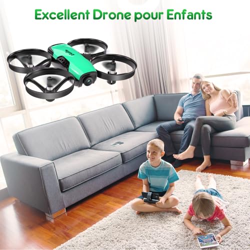 Loolinn | Drone with Camera for Children Gift (8+) - Mini Drone, Remote Controlled Flight, Easy to Flight, Two Batteries, C0 Approved Certification (Gift for Boys and Girls)