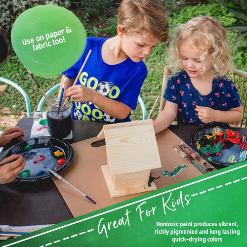 Crafts 4 All Acrylic Paint Set for Adults and Kids 60Pack of 12mL