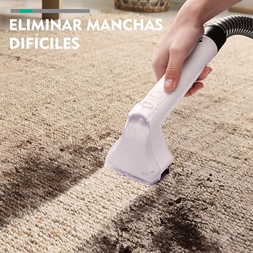 Aspirador de água para estofados haushof stainzapper, limpador de manchas de 400 w, limpa estofados para carpetes, aspirador de pó para estofados, sofá, 85 db