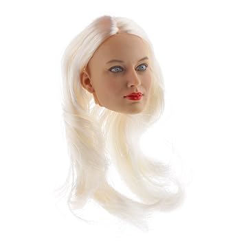 Buy Generic 1 6 Scale Action Figure Female Long White Hair Head