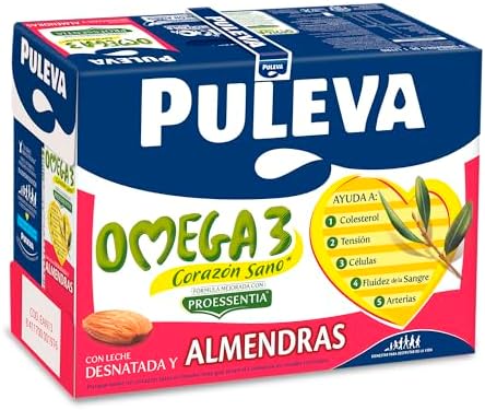 Omega 3 Almendra, EPA y DHA, Corazón Sano, Pack 6x1L