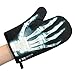 Mustard Oven Mitt Glove - Black X-Ray