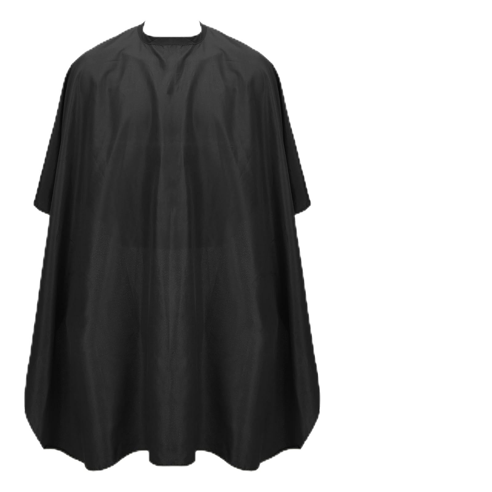 ASTER Barber Cape, Professional Hair Cutting Cape with Adjustable Snap Closure, Waterproof, Unisex, Adults, Capes, 120 x 100 CM (Black)