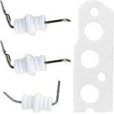 3Pcs 104000192-K Flame Rod Electrode Kit Compatible with Rinnai | Compatible with Rinnai Tankless Water Heaters R75 and R94 &amp; Rinnai VB2528FFUD VB2528WD KA2530FFUD