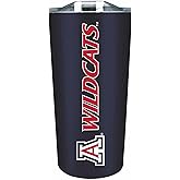 Campus Colors NCAA Stainless Steel Tumbler perfect for Gameday - 18 oz - Double Walled - Keeps Drinks Perfectly Insulated (Arizona Wildcats - Navy)