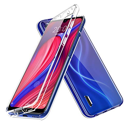 LXHGrowH Case for Xiaomi Mi 10 Lite – Full Anti-Shock [360°] Full Body Protection [TPU Silicone Front] and [Hard PC Back] for Xiaomi Mi 10 Lite – Double Cover [Transparent]