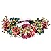 Valdler Vintage Nature Berries Flower Crown with Adjustable Ribbon for Wedding Festivals