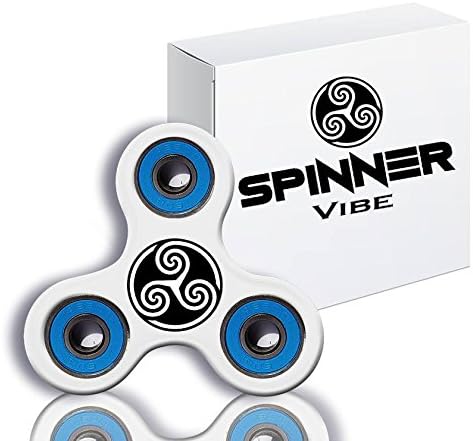 SpinnerVibe Hand Spinner Prime Tri-Spinner Fidget Toy With Long Spinning Time (3 Minutes+), Best Materials !