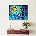 [Frameless] Diy Oil Painting Paint by Number Kit for Adult Kids-Dream Tree by Van Gogh 12x16 Inch