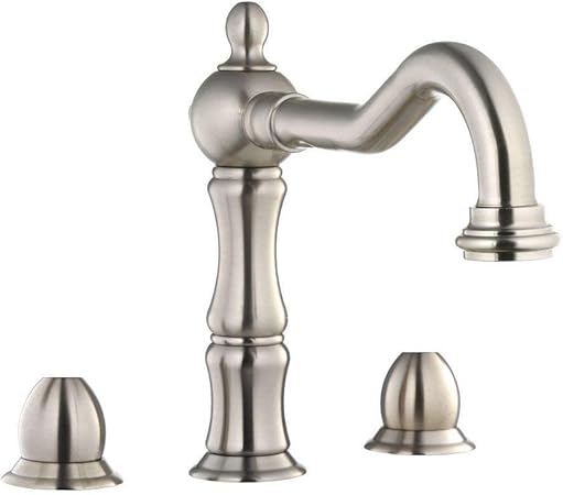 Belle Foret A666574bnv 2 Handle Deck Mount Roman Tub Faucet Satin