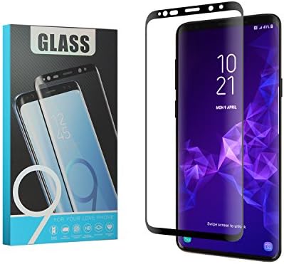 Samsung Galaxy S9 Plus 3D Full Coverage Screen Protector Anti-fingerprint Anti-Scratch Bubble Free High Definition Tempered Glass Screen Film for Galaxy S9+