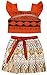 COTRIO Princess Costume for Girls 2t Princess Outfit Toddlers Baby Princess 2pcs Skirt Set Halloween Party Dress up Princess Dresses 18-24 Months (Orange)