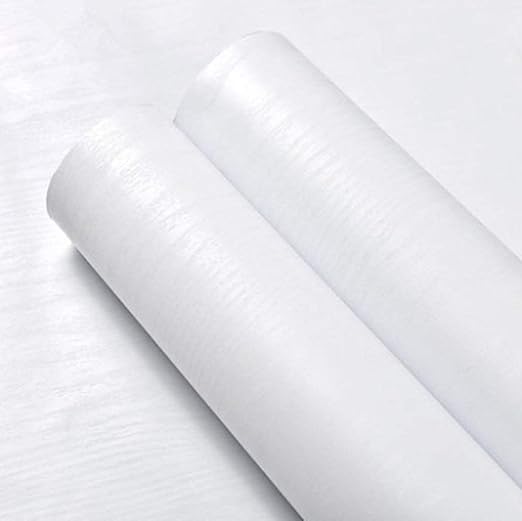 Amazon Com Redodeco Thick White Wood Grain Adhesive Paper Shelf