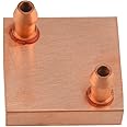 BXQINLENX Pure Red Copper Water Cooling Block for CPU Graphics Radiator Heatsink 40x 40mm