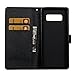 Galaxy Note 8 Case,SAVYOU 3D Pattern PU Leather Flip Wallet Case Stand Cover with Wrist Strap Card Slot Design for Samsung Galaxy Note 8