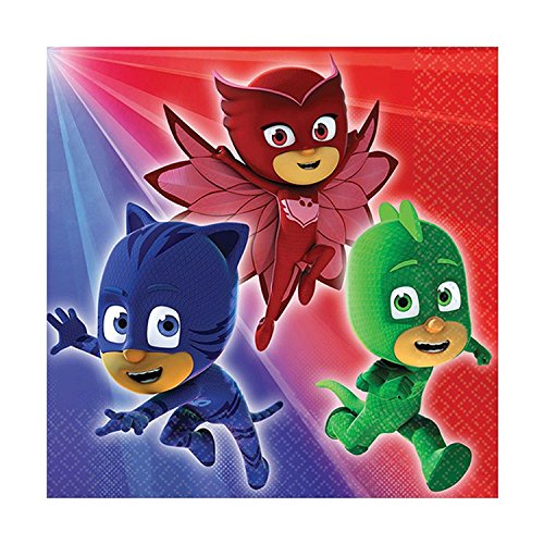PJ Masks Birthday Party Kit Decorations Plates, Napkins