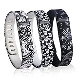 RedTaro 3PCS Replacement Bands for Fitbit FLEX Only / Fitbit Band / Fitbit Flex Band / Fitbit Wristband / Fitbit Flex Wristband / Fitbit Bracelet