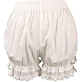 Women's Girls Cotton Cute Lace Pumpkin Pants Shorts Bloomers