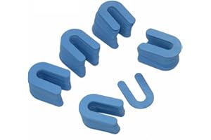 KoiLykke U-Shaped Horseshoe Shims Tile Installation, 1/16 in (1.7mm) for PP Leveling Wedges, Reusable Positioning Clips, 200p