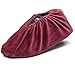 Shoe Covers Reusable and Washable,Safety Shop Non-Slip Boot Cover for Indoors, 2 Pairs(Wine Red&Blue)