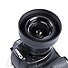 58mm Rubber Lens Hood for Canon Camera SL1 T5 T3 T6s T6i T5i T4i T3i T2i T1i Xsi XS 60D 70D 7D 7D Mark II 6D 5D Mark II 5D & Mark III DSLR Cameras