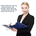 Clipboard Folder File Padfolio Clipboard Storage, Kakbpe Bussiness Letter Size Padfolio with Pockets and Card Slots