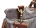 Leather Weekend Duffel Bag Canvas Travel Luggage Weekender Overnight Satchel Bag