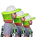 3 Pack - Sun Visor Hard Hat Sun Shield- Fitted with Ventilation Holes, Reflective Strip, Full Brim and Neck Cover Sun Shield Mesh
