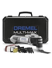 Kit de herramienta oscilatoria Multi-Max de Dremel, amperaje de 3.8, con interfaz Quick-Lock para cambiar accesorios y 36 accesorios, MM40-05
