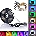 eTopxizu 100CM(3.28Ft) Multi-colour 30leds Flexible 5050 RGB USB LED Strip Light,TV Background Lighting Kit with 5v USB Cable And Mini Controller For TV/PC/Laptop Background Lighting
