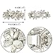 EVER FAITH Silver-Tone Austrian Crystal Bridal 4 Daisy Flowers Hair Barrette Clip Clear