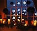 R N' D Christmas Snowflakes Window Clings- White Winter Snowflakes Sticker Decorations - 81 Stickers