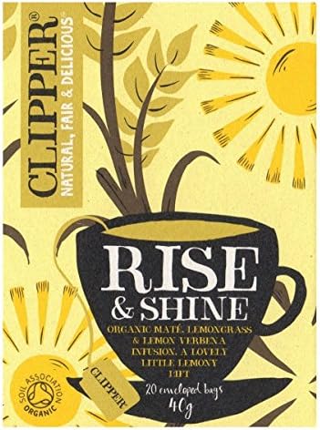 (10 PACK) - Clipper Rise &amp; Shine - Lemongrass &amp; Lemon Verbena | 20 Ba x 6 Bags x | 10 PACK - SUPER SAVER - SAVE MONEY