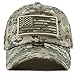 THE HAT DEPOT Low Profile Tactical Operator With USA Flag Patch Buckle Cotton Cap (Digi Camo)