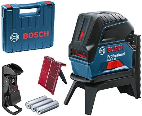 Bosch Professional Gcl 2 15 G With Rm1 Wall Mount In Carry Case