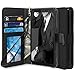 Galaxy S8 Active Case, TAURI [Stand Feature] Wallet [PU Leather] Case Protective Case Flip Cover For Samsung Galaxy S8 Active - Black