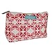 Clinique by Satchel & Sage Pink Print Cosmetic Makeup Travel Bag