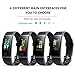 Letsfit Fitness Tracker, Activity Tracker Watch with Heart Rate Monitor, IP68 Standard Smart Watch with Step Counter, Calorie Counter, Call & SMS Pedometer Watch for Women Men Kids