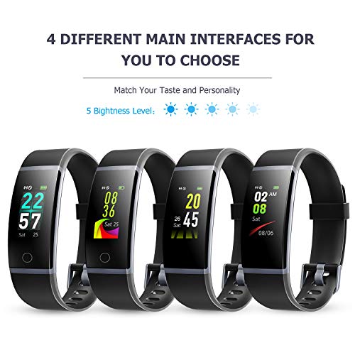 Letsfit Fitness Tracker, Activity Tracker Watch with Heart Rate Monitor