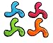 Petzip Propeller Pet Fetch Toy, (color may vary)
