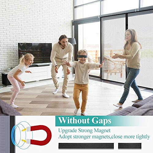 [Upgraded] Reinforced Screen Door 72x80 Inches, Mkicesky