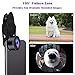 iPhone Camera Lens Kit,5 in 1 Kaiess 120° Super Wide Angle Lens + 15X Macro Lens + 2X Telephoto Lens + 198° Fisheye Lens + Kaleidoscope Lens for iPhone X/8/7/6/6s plus,Samsung and Most Smartphone