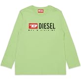 Diesel Boys' Long Sleeves Jersey T-Shirt with Denim Division Logo