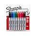 SHARPIE Brush Tip Permanent Markers, 8 Colored Markers (1810703)