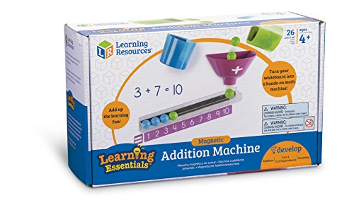 Learning Resources Magnetic Addition Machine, 26 Pieces