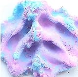 Newest Yiyao Stress Reliver Toy Strong Toughness Interesting Colorful Mixing Cloud Cotton Candy Slime Squishy Scented Kids Clay Toy,Exercise The Kids' Coordination Ability With Hands (Multicolor)