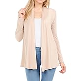 Pastel by Vivienne Women's Long Sleeve Jersey Cardigan