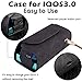 Portable case for IQOS3.0 Electronic Cigarette Frosted Leather Protcective 2 in 1 Skin Shell Cover Box for iqos3.0 (Gray)